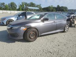 Salvage cars for sale at Spartanburg, SC auction: 2017 Honda Civic LX