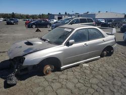 Salvage cars for sale at Vallejo, CA auction: 2005 Subaru Impreza WRX