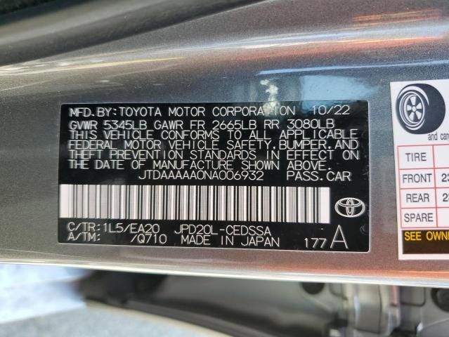 2022 Toyota Mirai LE