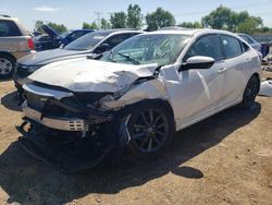 Salvage cars for sale from Copart Elgin, IL: 2021 Honda Civic EX