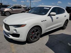 Salvage cars for sale at Grand Prairie, TX auction: 2017 Maserati Levante S Sport