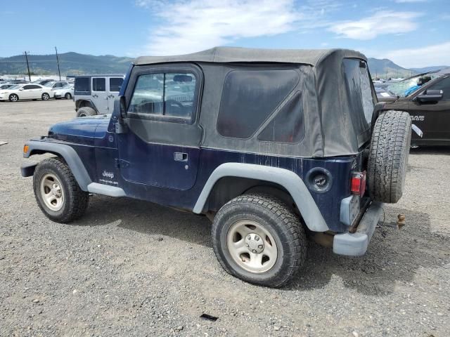 2004 Jeep Wrangler / TJ SE