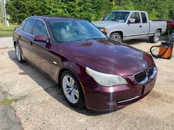 Salvage cars for sale at Spartanburg, SC auction: 2010 BMW 528 I