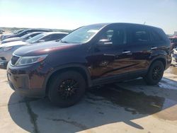 Salvage cars for sale at Grand Prairie, TX auction: 2014 KIA Sorento LX