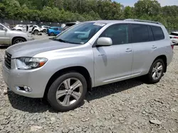 Toyota salvage cars for sale: 2009 Toyota Highlander Sport