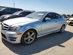 Vehiculos salvage en venta de Copart Grand Prairie, TX: 2013 Mercedes-Benz C 250