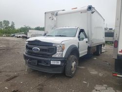 Salvage cars for sale from Copart Woodhaven, MI: 2020 Ford F550 Super Duty