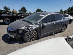 Salvage cars for sale at San Martin, CA auction: 2009 Honda Civic EX