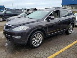 Salvage cars for sale at Woodhaven, MI auction: 2009 Mazda CX-9