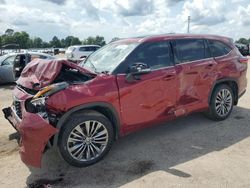 Salvage cars for sale at Newton, AL auction: 2021 Toyota Highlander Platinum