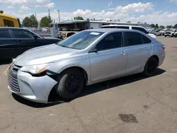 Toyota Vehiculos salvage en venta: 2017 Toyota Camry LE