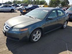 Acura salvage cars for sale: 2005 Acura TL