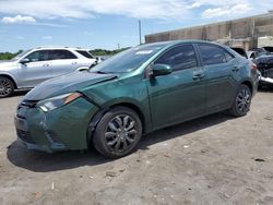 Salvage cars for sale at auction: 2015 Toyota Corolla L