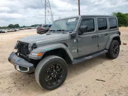 Jeep Wrangler Sahara 4xe salvage cars for sale: 2023 Jeep Wrangler Sahara 4XE