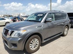 Salvage cars for sale at Grand Prairie, TX auction: 2018 Nissan Armada SV