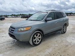 Salvage cars for sale at Arcadia, FL auction: 2007 Hyundai Santa FE SE