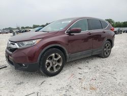 Vehiculos salvage en venta de Copart New Braunfels, TX: 2019 Honda CR-V EX