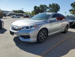 Salvage cars for sale at Sacramento, CA auction: 2016 Honda Accord EX