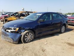 Salvage cars for sale at Chicago Heights, IL auction: 2013 Volkswagen Jetta Base