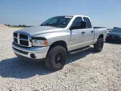 Salvage cars for sale at Temple, TX auction: 2004 Dodge RAM 2500 ST