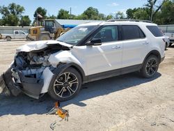 Ford Explorer Sport salvage cars for sale: 2013 Ford Explorer Sport