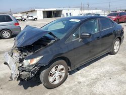 Salvage cars for sale from Copart Sun Valley, CA: 2014 Honda Civic LX