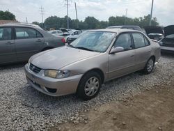 Toyota Vehiculos salvage en venta: 2002 Toyota Corolla CE