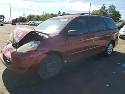 Toyota Sienna ce Vehiculos salvage en venta: 2006 Toyota Sienna CE