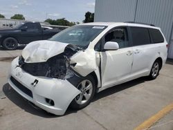 Salvage cars for sale at Sacramento, CA auction: 2013 Toyota Sienna LE