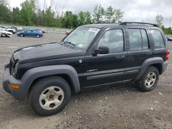 Salvage cars for sale at Leroy, NY auction: 2004 Jeep Liberty Sport