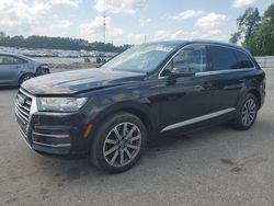 Salvage cars for sale at Dunn, NC auction: 2018 Audi Q7 Premium Plus