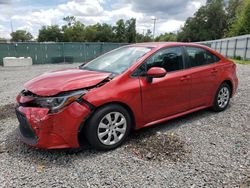 Toyota salvage cars for sale: 2021 Toyota Corolla LE