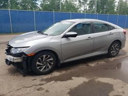 Salvage cars for sale at Moncton, NB auction: 2017 Honda Civic EX