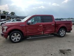 Salvage cars for sale at Harleyville, SC auction: 2015 Ford F150 Supercrew