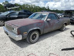 Salvage cars for sale at Houston, TX auction: 1986 Chevrolet EL Camino