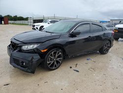 Honda salvage cars for sale: 2017 Honda Civic EX