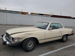 Salvage cars for sale at Van Nuys, CA auction: 1985 Mercedes-Benz 380 SL