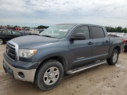 Salvage cars for sale from Copart Houston, TX: 2010 Toyota Tundra Crewmax SR5