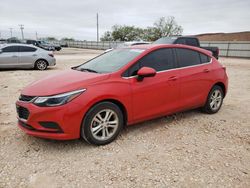 Chevrolet salvage cars for sale: 2018 Chevrolet Cruze LT