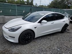 Tesla salvage cars for sale: 2021 Tesla Model 3