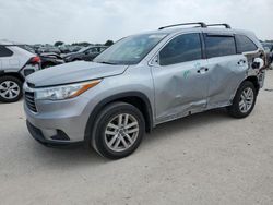 Toyota Highlander le salvage cars for sale: 2016 Toyota Highlander LE