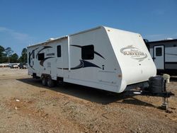 Salvage trucks for sale at Longview, TX auction: 2012 Surveyor Travel Trailer