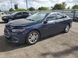 Vehiculos salvage en venta de Copart Miami, FL: 2017 Chevrolet Malibu LT