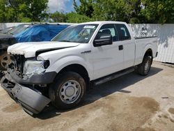 Salvage trucks for sale at Bridgeton, MO auction: 2014 Ford F150 Super Cab