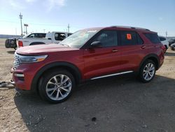 Salvage cars for sale at Greenwood, NE auction: 2023 Ford Explorer Platinum