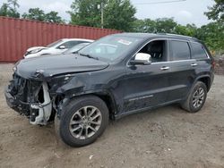 Salvage cars for sale from Copart Baltimore, MD: 2015 Jeep Grand Cherokee Limited