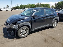 Salvage cars for sale at Denver, CO auction: 2021 Hyundai Kona SE