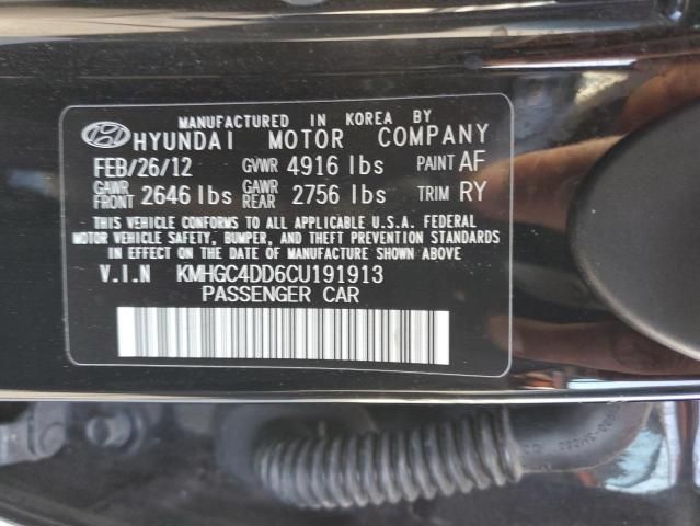 2012 Hyundai Genesis 3.8L