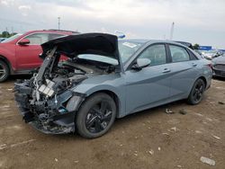 Salvage cars for sale at Woodhaven, MI auction: 2021 Hyundai Elantra SEL