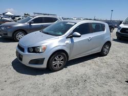 Salvage cars for sale at Antelope, CA auction: 2015 Chevrolet Sonic LT